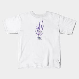 Lavender cutout Kids T-Shirt